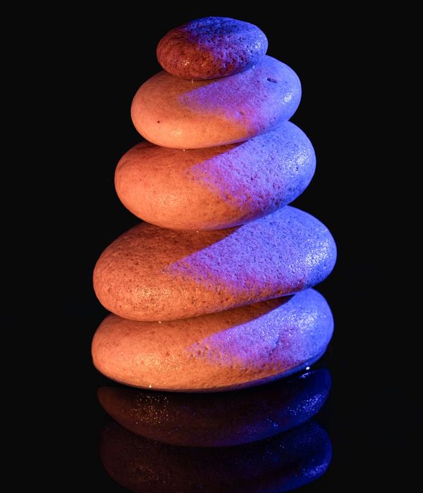 Abstract balance and Zen stones representation